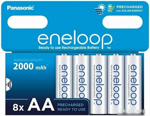 Аккумулятор Panasonic Eneloop AA BK-3MCDE/8HH (8 шт)