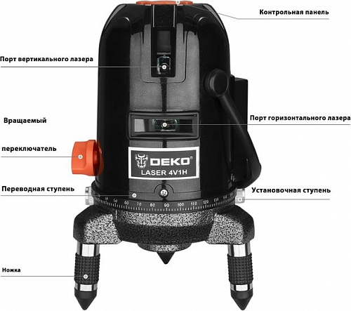 Лазерный нивелир Deko LL57GA SET1 065-0281