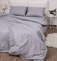 Постельное белье Samsara Страйп-сатин 2сп 70х70 (серый)