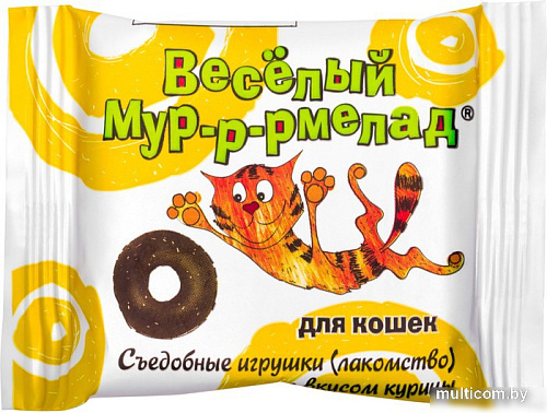 Лакомство для кошек Veda Веселый мур-р-рмелад с курицей 6 г