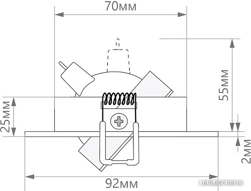 Точечный светильник Feron DL2801 32638