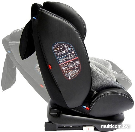 Детское автокресло Amarobaby Isofix ST-3 (серый)