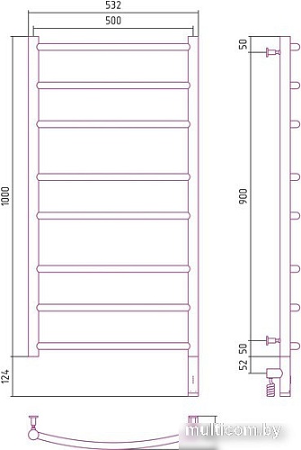 Полотенцесушитель Сунержа Галант 3.0 100x50 31-5801-1050