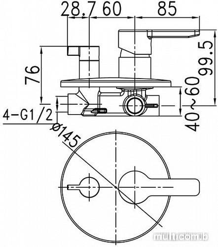 Смеситель IDDIS Sena SENSB00i67