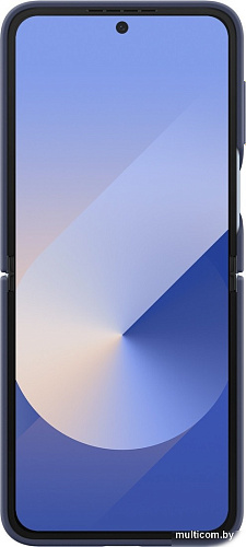 Чехол для телефона Samsung Silicone Case Galaxy Z Flip6 (темно-синий)