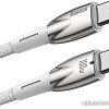 Кабель Baseus Glimmer Series Fast Charging Data Cable USB Type-C - Type-C 100W CADH000802 (2 м, белый)