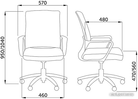 Кресло AksHome Oliver (черный)
