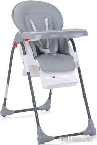 Высокий стульчик Lorelli Dulce 2023 (grey leather)