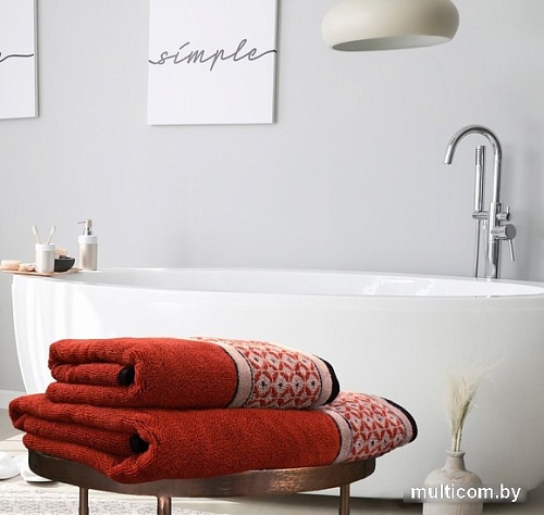 Полотенце Arya Laura 50x90 8680943231628 (кирпичный)