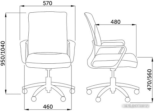Кресло AksHome Oliver (черный)