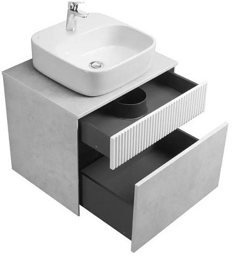 Акватон Тумба с умывальником Марбл Слэйт 60 1A2761K0MH4C0