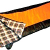 Спальный мешок Campus Cougar 250 R-zip (правая молния, оранжевый/черный)