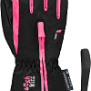 Горнолыжные перчатки Reusch Ben 6285108-7769 (р-р 3, Black/Knockout Pink)