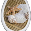 Сиденье для унитаза Bisk Yucca Foto 80676 (ракушки)