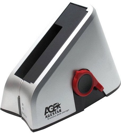 Бокс для жесткого диска AgeStar 3UBT Silver