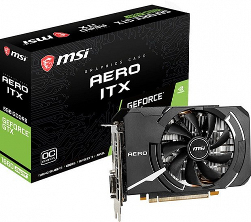 Видеокарта MSI GeForce GTX 1660 Super Aero ITX OC 6GB GDDR5