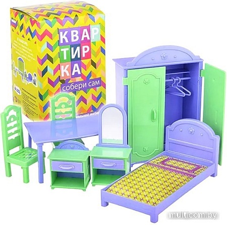 Аксессуары для кукольного домика Пластмастер Квартирка 22180