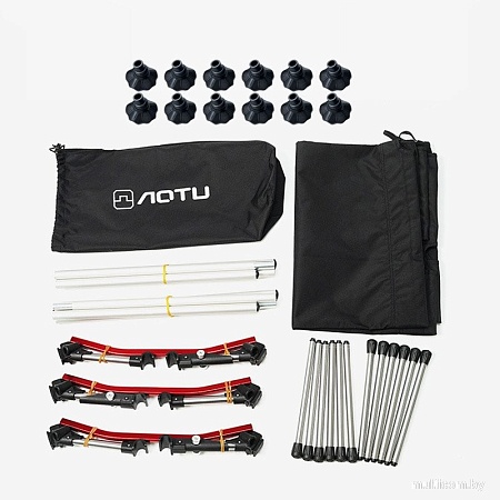 Раскладушка AOTU AT6758 (черный)