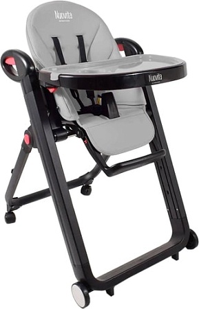 Высокий стульчик Nuovita Futuro Nero (серый)