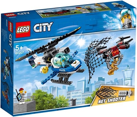 Конструктор LEGO City 60207 Воздушная полиция: погоня дронов