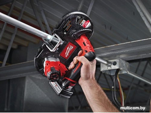 Ленточная пила Milwaukee M12 BS-402C 4933441805 (с 2-мя АКБ)