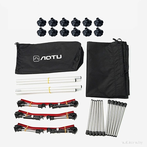 Раскладушка AOTU AT6758 (черный)