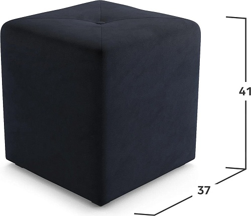 Пуфик Mio Tesoro 133 (черный Happy 999)