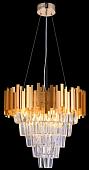 Подвесная люстра Natali Kovaltseva Diamonds 81427/12C (золотой)