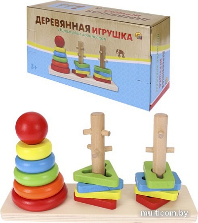 Пирамидка Рыжий кот Изучаем формы ИД-1045