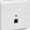 Розетка телефонная Systeme Electric Этюд TELC-001B