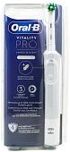 Электрическая зубная щетка Oral-B Vitality Pro D103.413.3 Cross Action Protect X Clean White 4210201427582 (белый)