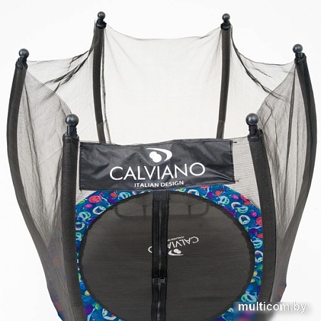 Батут Calviano Outside Master Smile 140 см - 4.5ft (внешняя сетка, складной, без лестницы)