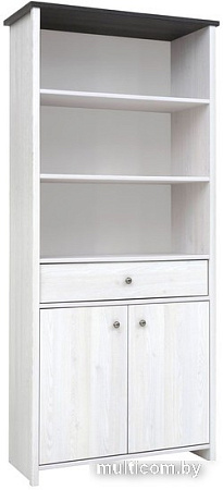 Книжный шкаф BRW Порто REG2D1S (джанни/сосна ларико)