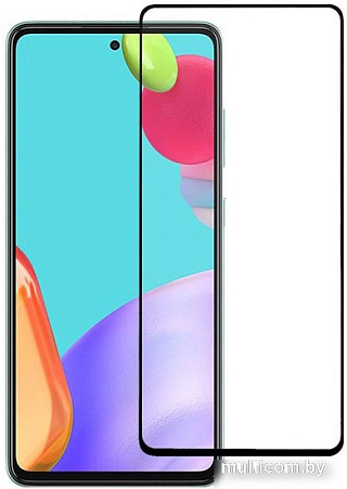 Защитное стекло Case Full Glue для Galaxy A52 (черный глянец)