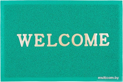 Придверный коврик SunStep Spongy Welkome 50х80 38-445 (зеленый)