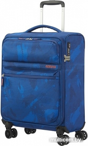 Чемодан-спиннер American Tourister Matchup Camo Blue 55 см