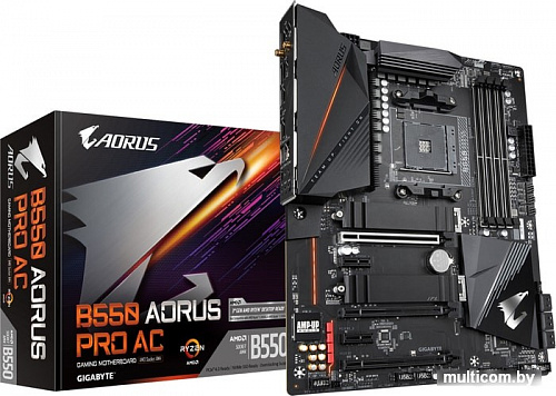 Материнская плата Gigabyte B550 AORUS Pro AC (rev. 1.0)