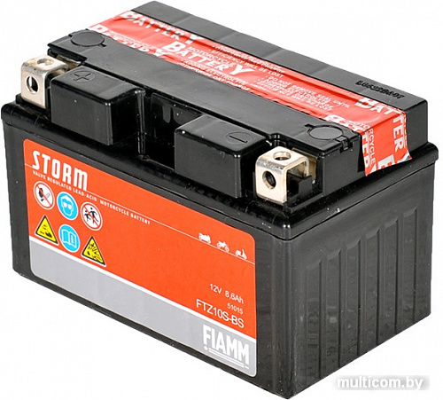 Мотоциклетный аккумулятор FIAMM FTZ10S-BS (8.6 А/ч)