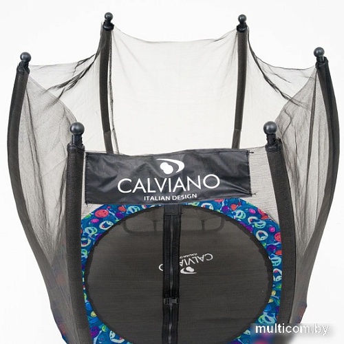 Батут Calviano Outside Master Smile 140 см - 4.5ft (внешняя сетка, складной, без лестницы)
