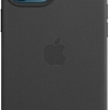 Чехол Apple MagSafe Leather Case для iPhone 12 Pro Max (черный)