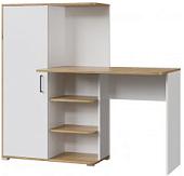 Стол Горизонт Лайт 1420 (белый/крафт золотой)