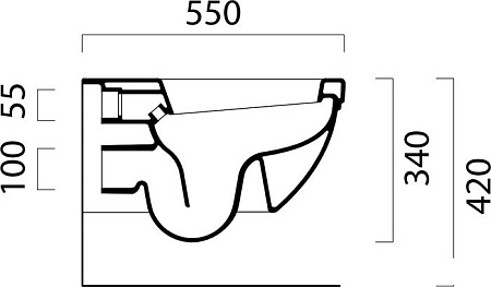 Унитаз GSI Classic [871211]