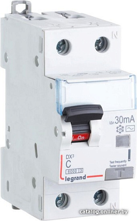 Дифференциальный автомат Legrand DX3 1P+N C 40A 30мА 6kA 2M 411006