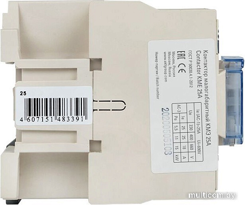 Контактор EKF PROxima КМЭ ctr-s-25-380-nc