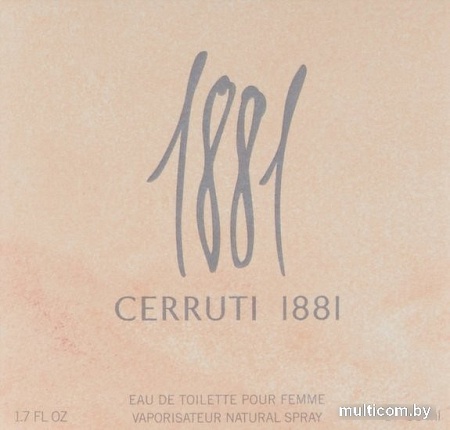 Cerruti 1881 Pour Femme EdT (50 мл)