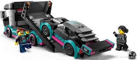 Конструктор LEGO City 60406 Гоночный автомобиль и грузовик-автовоз