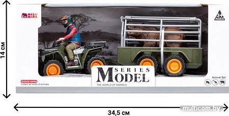 Игровой набор Masai Mara На ферме. Перевозка животных ММ205-021