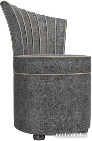 Интерьерное кресло Лига диванов Ирис (рогожка, серый/бежевый)