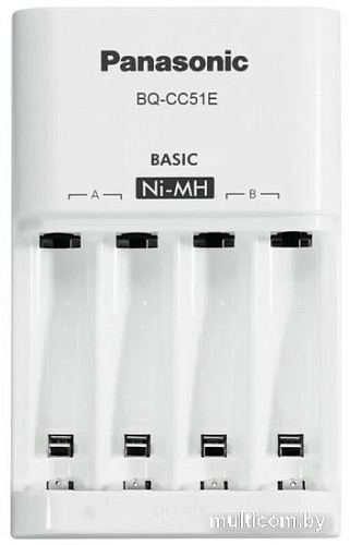 Зарядное устройство Panasonic Basic BQ-CC51E (белый)