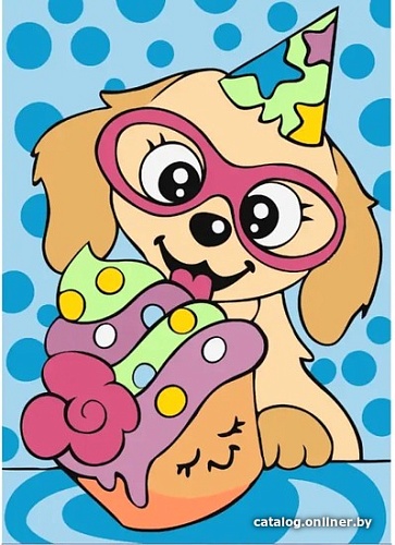 Картина по номерам Wizardi С Днем рождения! MINI129